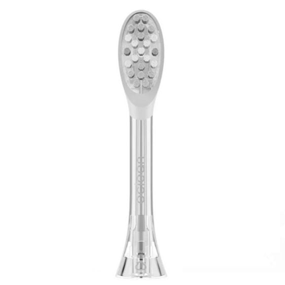 Set of 2 replacement toothbrush heads for Oclean Easy Clean P1K3, Hard, Silver
