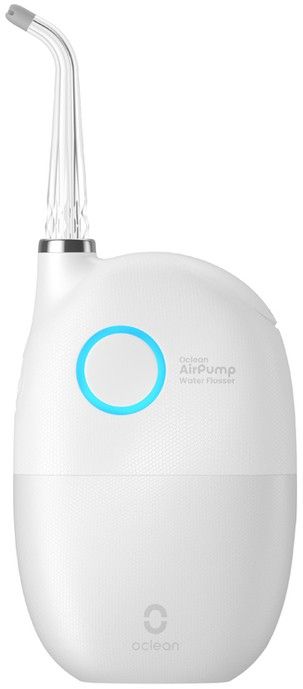 Oclean AirPump A10 Dental Irrigator, 3 modes, 2 nozzles, 40 days battery life, IPX7, White/Gray