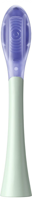 Set of 2 replacement heads for Oclean Ultra White electric toothbrush, Hard, Green