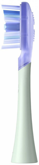 Set of 2 replacement heads for Oclean Ultra White electric toothbrush, Hard, Green