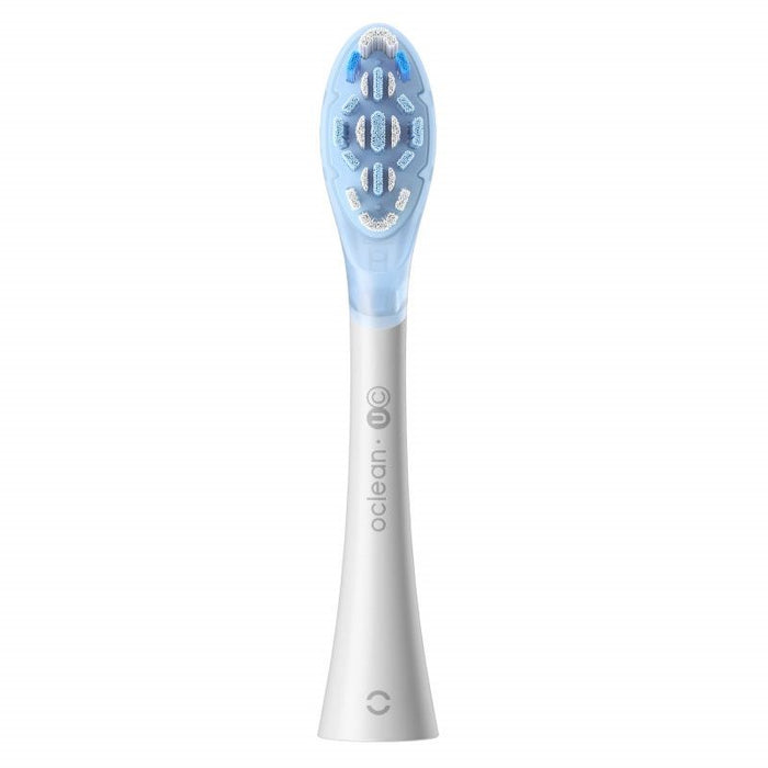 Set of 6 replacement heads for Oclean Ultra Clean electric toothbrush, Hard, White