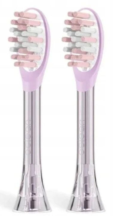 Set of 2 replacement toothbrush heads for Oclean Easy Clean P1K3, Hard, Pink