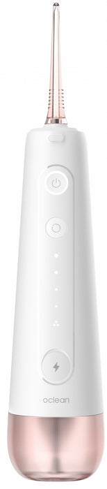 Oclean W10 dental irrigator, 5 modes, 2 nozzles, 200 ml, 1400 pulses per minute, IPX7, Pink