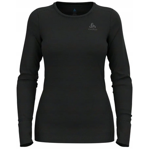 Odlo BL TOP crew neck l/s MERINO 200 women’s T-shirt size M black - Thermoactive underwearODM-BTE<<<Military