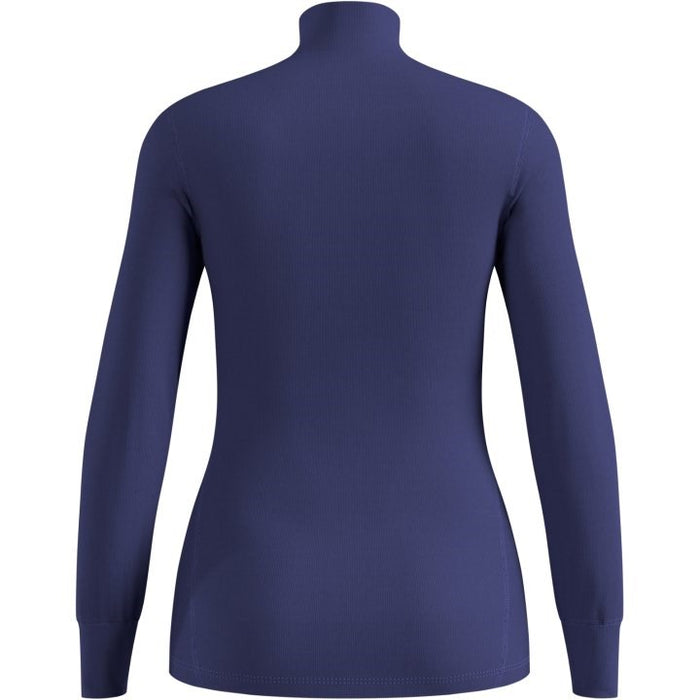 Bielizna termoaktywna z długim rękawem Odlo BL TOP turtle neck l/s ACTIVE WARM roz. S Niebieska