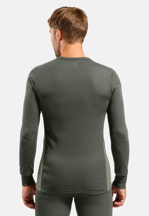 Bielizna termoaktywna - zestaw Odlo Set ACTIVE WARM Special Set roz. M Ciemnoszara