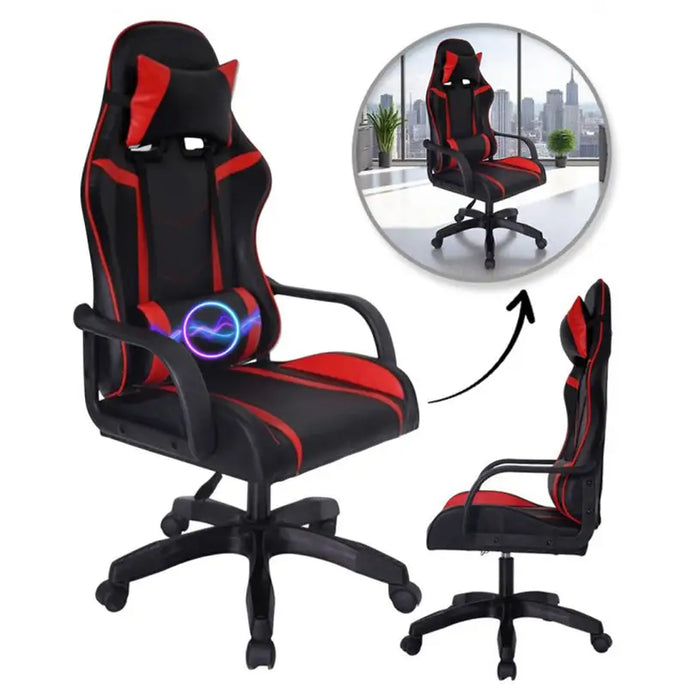 OFFICE CHAIR KO35CZE BLACK - RED - Офис столове<<<Мебели и обков<<<Мебели и интериор<<<Praktiker