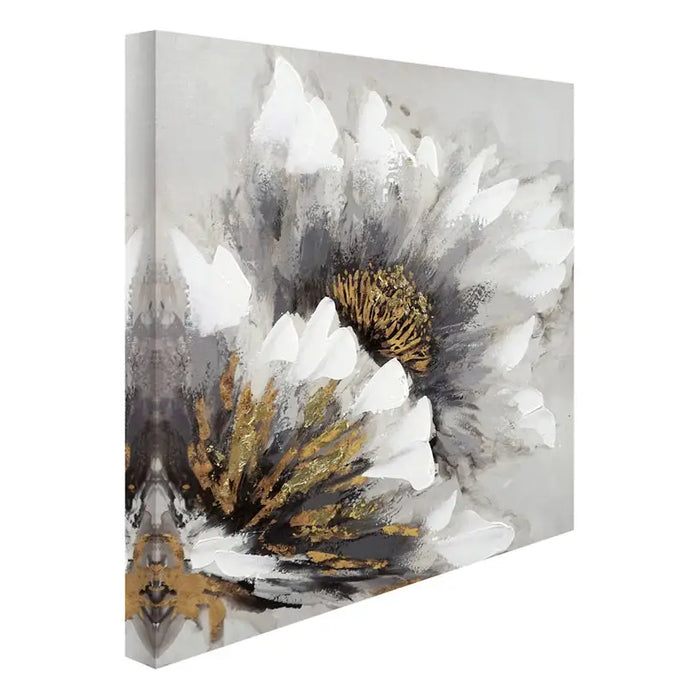 OIL PAINTING 35X35 CM WHITE FLOWER - Картини<<<Декорации<<<Мебели и интериор<<<Praktiker