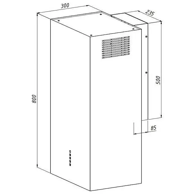Okap AKPO WK-4 BALMERA WL SLIM CZARNY MAT T450 M3 - Cooker hoodsAGD-OKA<<<Home Appliance - ProductsAGD<<<ActionPL