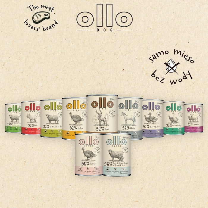 OLLO Umami Duck and turkey - wet dog food - 850g