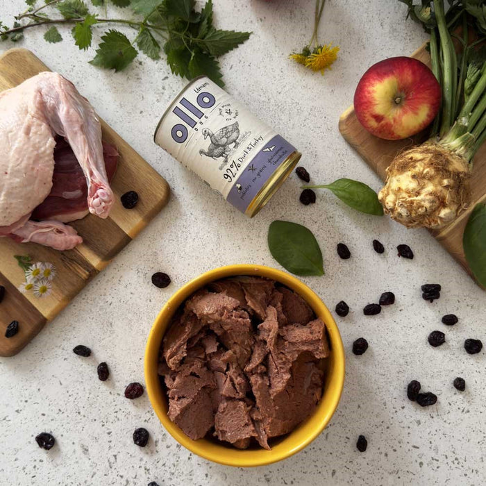 OLLO Umami Duck and turkey - wet dog food - 850g