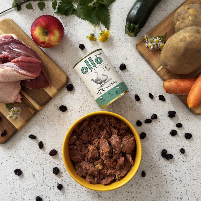 OLLO Umami Goose and turkey - wet dog food - 850g