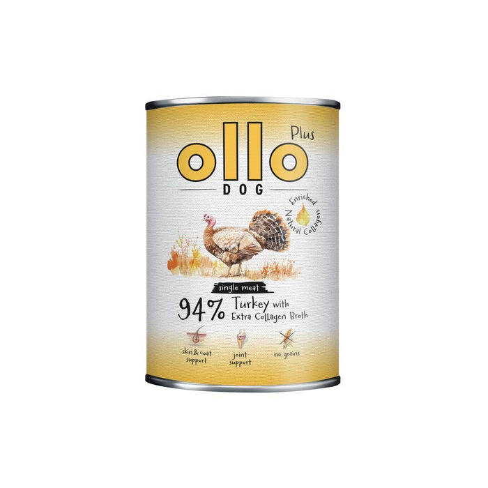 OLLO Plus Collagen Mono Turkey - wet dog food - 800g
