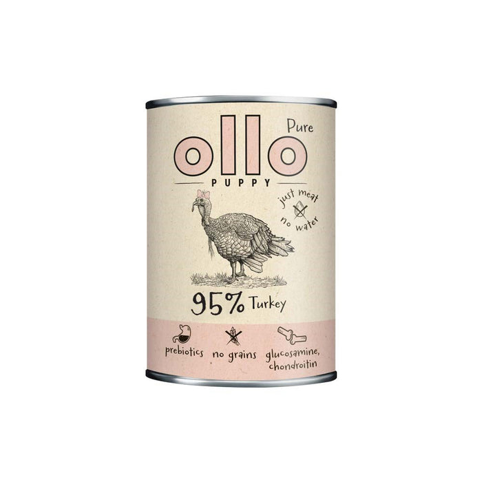 OLLO Puppy Pure Turkey - wet dog food - 850g