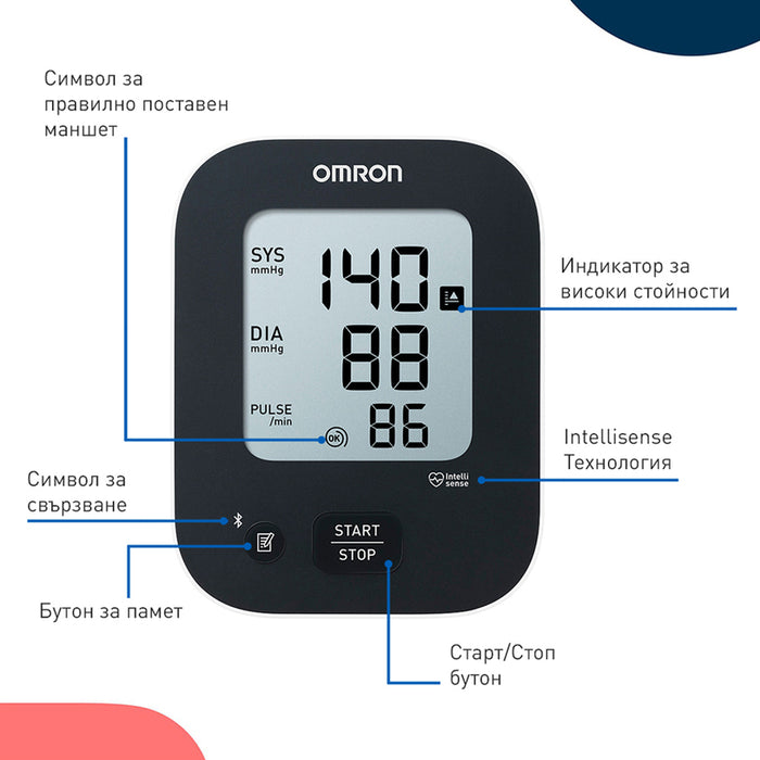 Omron M2+ Connect Blood pressure monitor Black