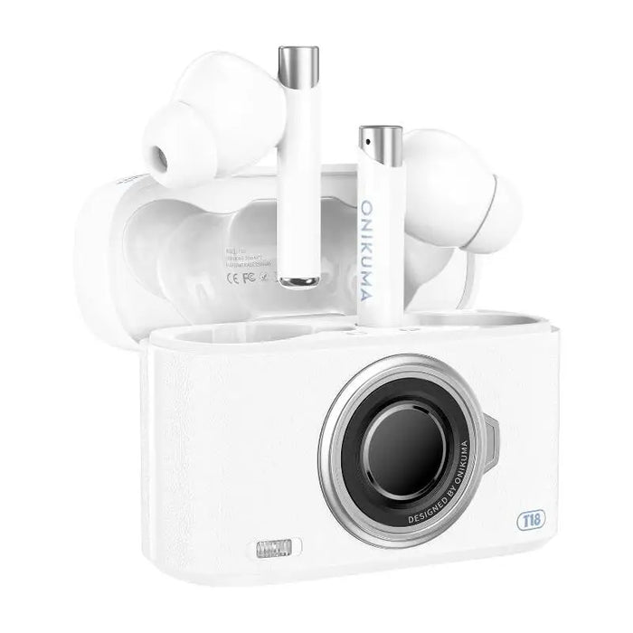 ONIKUMA T18 Bluetooth In-Ear Earphones White - TWS<<<Wireless<<<Headphones<<<Audio<<<InnproXML