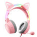 ONIKUMA X15Pro Gaming Headphones Pink/Cat Ears - Wired<<<Headphones<<<Audio<<<InnproXML