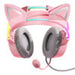 ONIKUMA X15Pro Gaming Headphones Pink/Cat Ears - Wired<<<Headphones<<<Audio<<<InnproXML