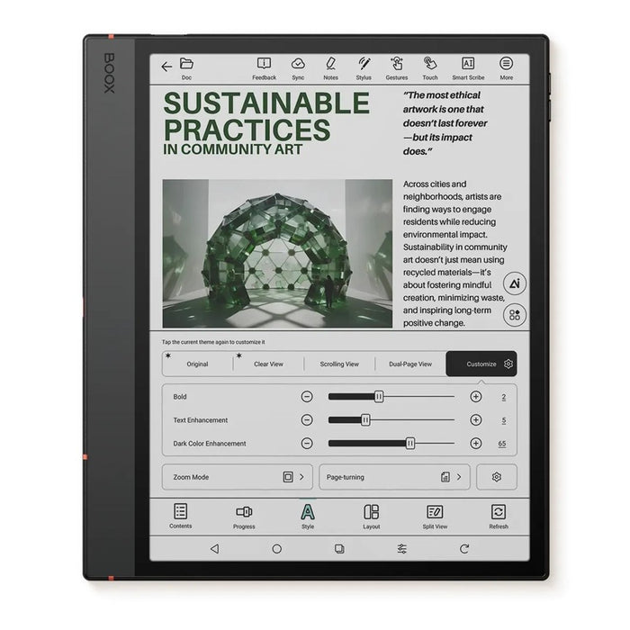 Onyx Boox Note Air 5 C 10.3’ E-Ink Kaleido 3 e-book reader 64GB Wi-Fi Gray