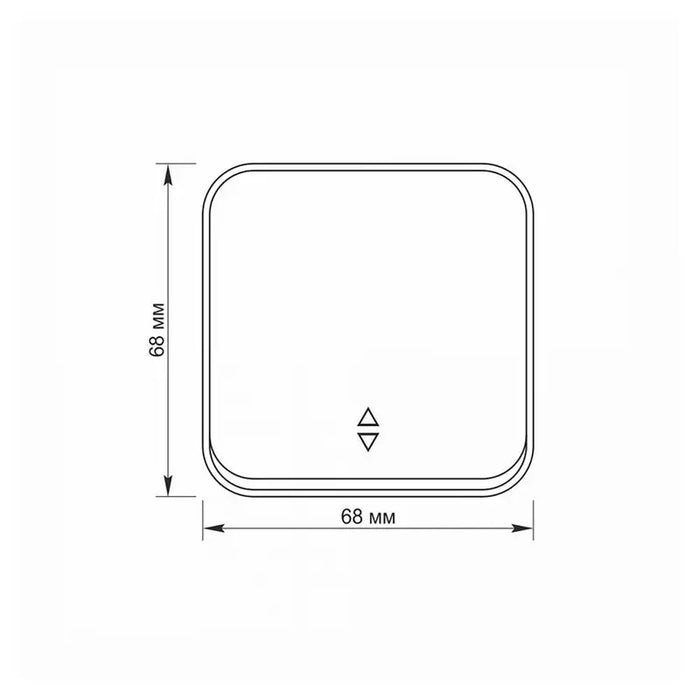 OPEN MOUNT DEVIATOR KEY VF-BNS11P-W BINERA VIDEX - Ключове контакти димери и розетки<<<Електроматериали<<<AmperelB2B