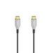 Optical active cable HAMA Optical HDMI male - HDMI male Ethernet 18 Gbit/s 15m Gold connectors Black - Видео