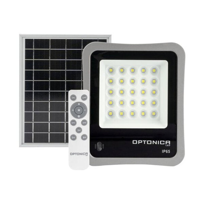 LED SOLAR FLOODLIGHT 8W 500LM 6000K IP65 OPTONICA