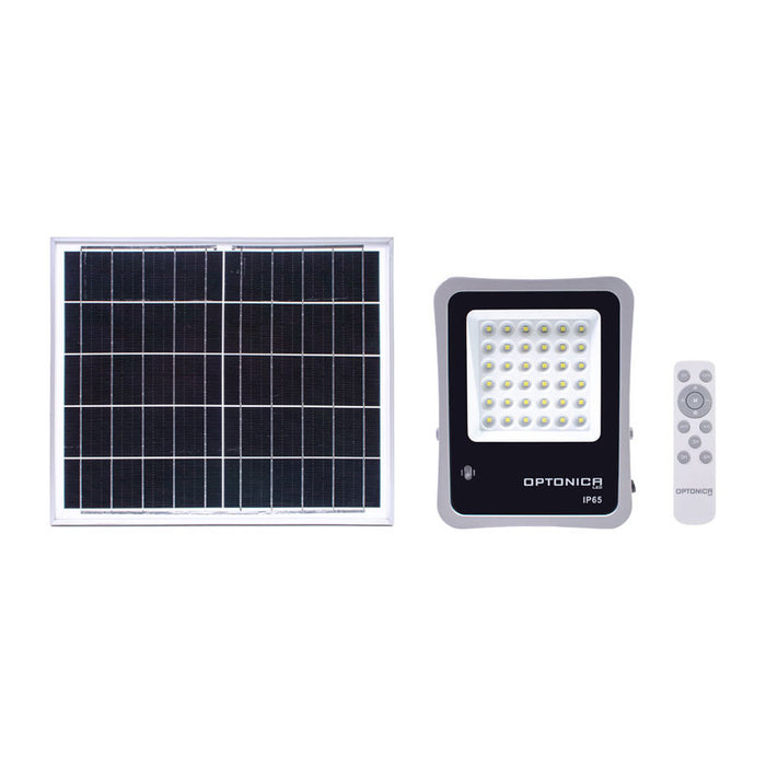 LED SOLAR FLOODLIGHT 15W 1200LM 6000K IP65 OPTONICA