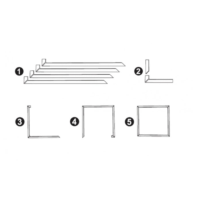 LED PANEL FRAME 60X60CM 48W 4800LM 4000K OPTONICA