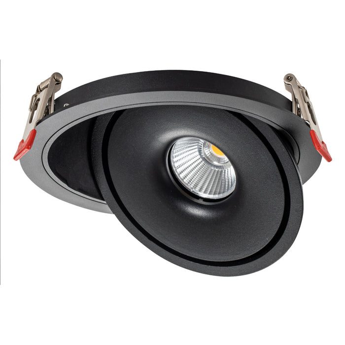 LED MOON COB 10W ADJUSTABLE ROUND BLACK OPTONICA BRIDGELUX