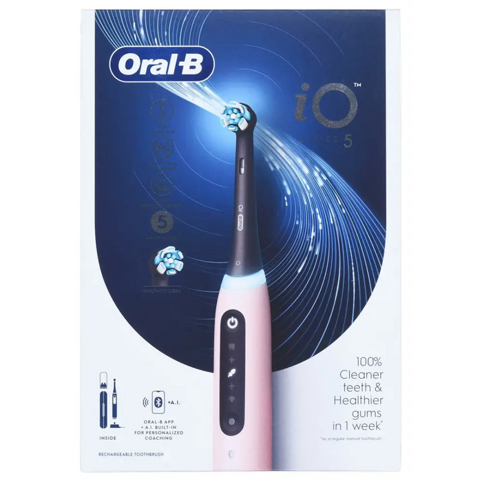 Oral-B iO5 Pink electric toothbrush - Tooth brushesAGD-SDZ<<<Home Appliance - ProductsAGD<<<ActionPL