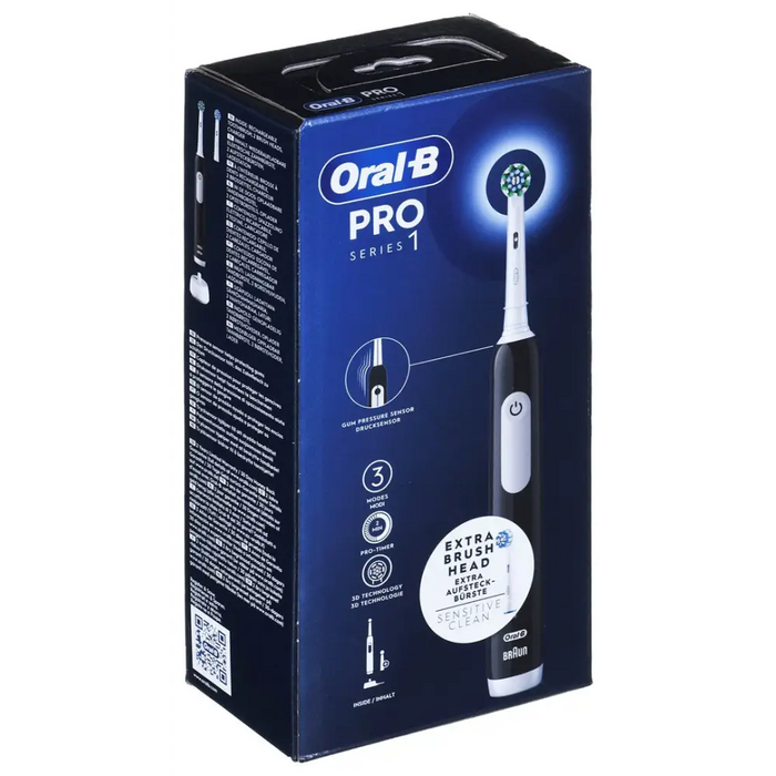 Oral-B Pro Series 1 Adult Oscillating toothbrush Black White - Tooth brushesAGD-SDZ<<<Home Appliance