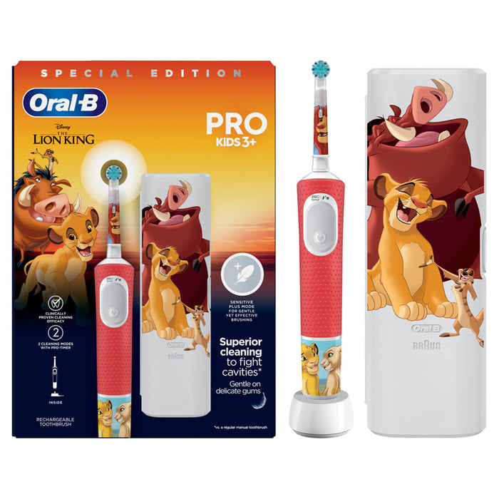 Electric toothbrush ORAL B LION KING PRO3+TC 6/8/6