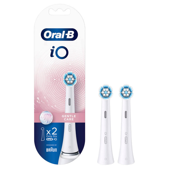 Set of tips ORAL B iO GENTLE CARE WHITE 2