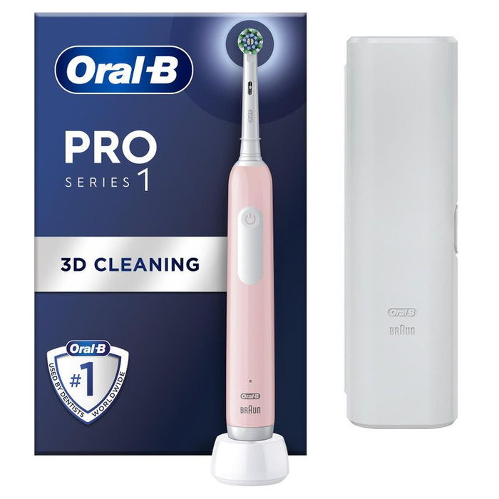Electric toothbrush Oral B PRO 1 PINK + TC 6/8/6