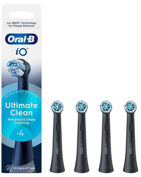 Oral B 4 IO CLEANBLACK electric toothbrush head 6/26/20