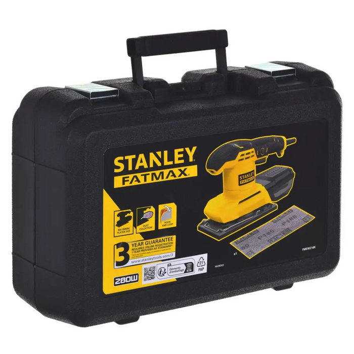 ORBITAL SANDER STANLEY FMEW214K-QS 280W - Orbital sandersNEL-OSC<<<Electric toolsNEL<<<ActionPL