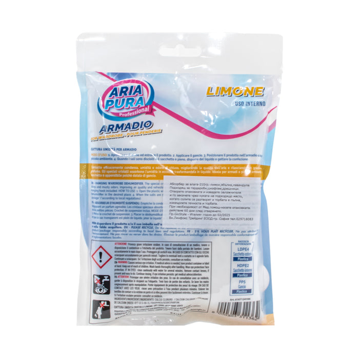 MOISTURE ABSORBING CRYSTALS 210 GR ORDINETT LEMON FLAVOR