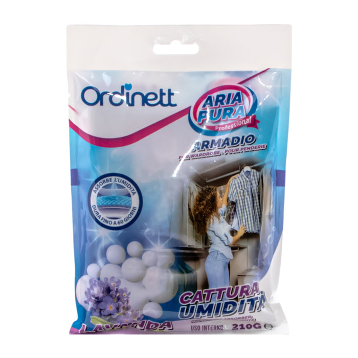 MOISTURE ABSORBING CRYSTALS 210 GR LAVENDER SCENT ORDINETT