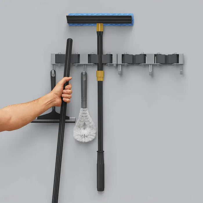 ORGANIZER FOR BROOMS AND MOPS METALTEX HANG-UP 4 - Мопове метли четки<<<Домашни потреби<<<Кухня<<<Praktiker