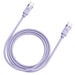 Orico CDX 60W 3A Power Delivery USB-C - USB-C 1m Cable - Purple - Cell phone cables<<<HurtelXML