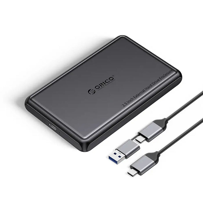 Orico DDL25-C3 2.5’’ HDD/SSD USB-C 5Gb/s Disk Drive - Black - Disk adapters<<<HurtelXML