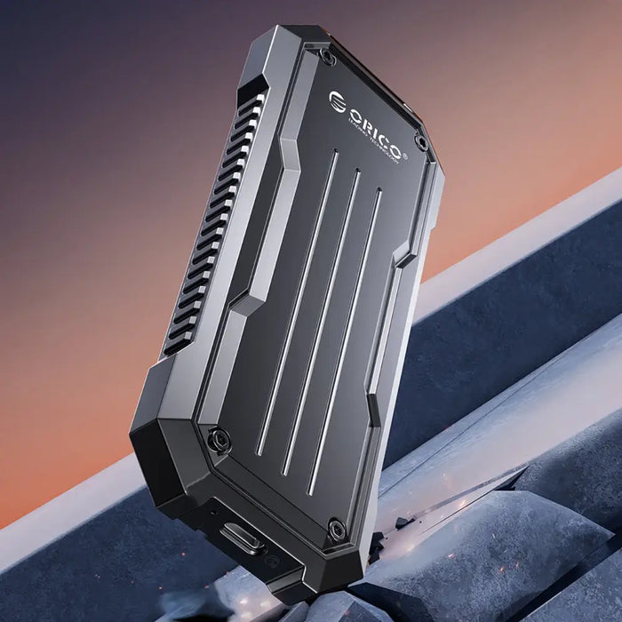 Orico OXS2C3-G2 M.2 NVMe/SATA SSD USB-C 3.2 Tactical Reinforced Disk Caddy - Gray - Disk adapters<<<HurtelXML