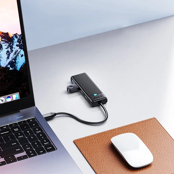 Orico PAPW4A-C3 USB-A Hub Docking Station 4x USB-A 3.0 - Black - USB hubs<<<HurtelXML