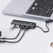 Orico PAPW4A-C3 USB-A Hub Docking Station 4x USB-A 3.0 - Black - USB hubs<<<HurtelXML