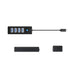 Orico PW4U-C3 USB-C / 4x USB-A 3.0 Hub - Black - USB hubs<<<HurtelXML