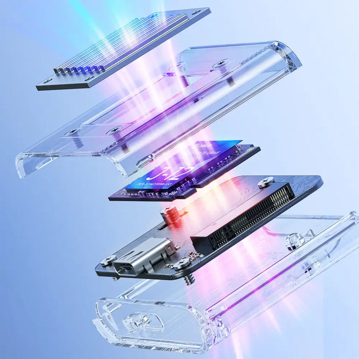 Orico TC20-M2-10G M.2 NVME USB-C 3.2 Disk Caddy - Transparent - Disk adapters<<<HurtelXML