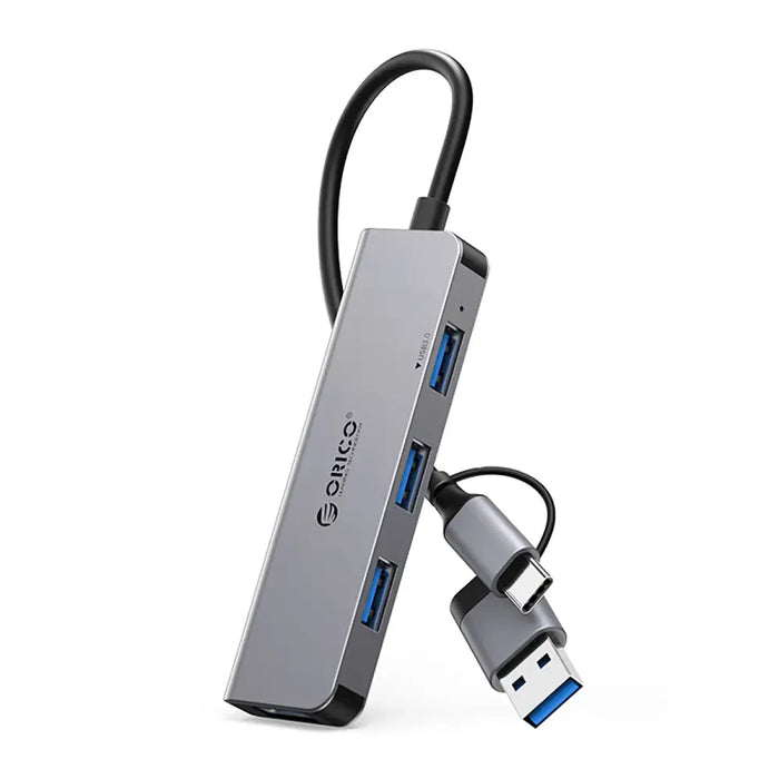 Orico YSA5-U3 USB-A/USB-C Hub Docking Station 3x USB-A 2.0 + 1x USB-A 3.0 - Gray - USB hubs<<<HurtelXML