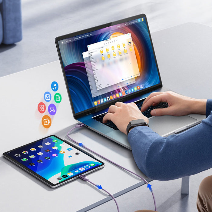 Orico CDX 100W 5A Power Delivery USB-C - USB-C cable 1m - purple