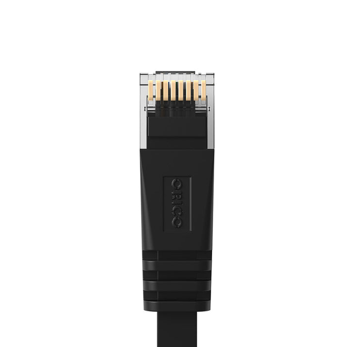 Orico PUG-C7B CAT7 10Gbps RJ45 Ethernet Network Cable Internet LAN Flat 1m - Black