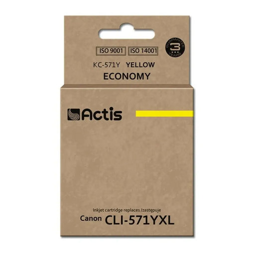 Original Ink Cartridge Actis KC-571Y Yellow White - Оригинални Касети с Мастило<<<Електроника Периферни и резервни